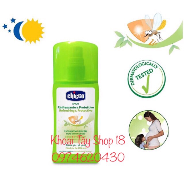 Xịt Chống Muỗi Chico 100ml