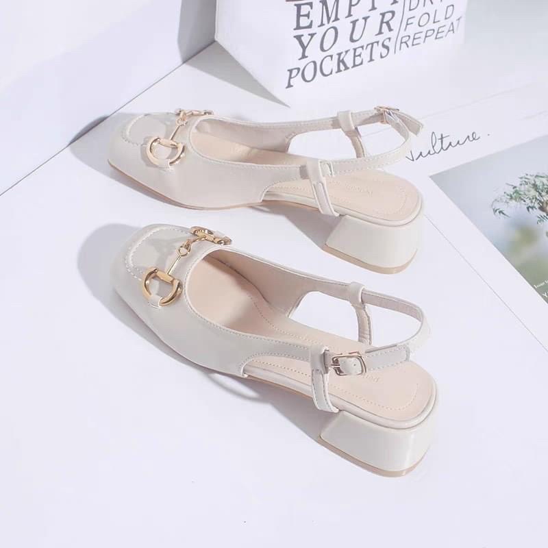 Giày búp be hở gót