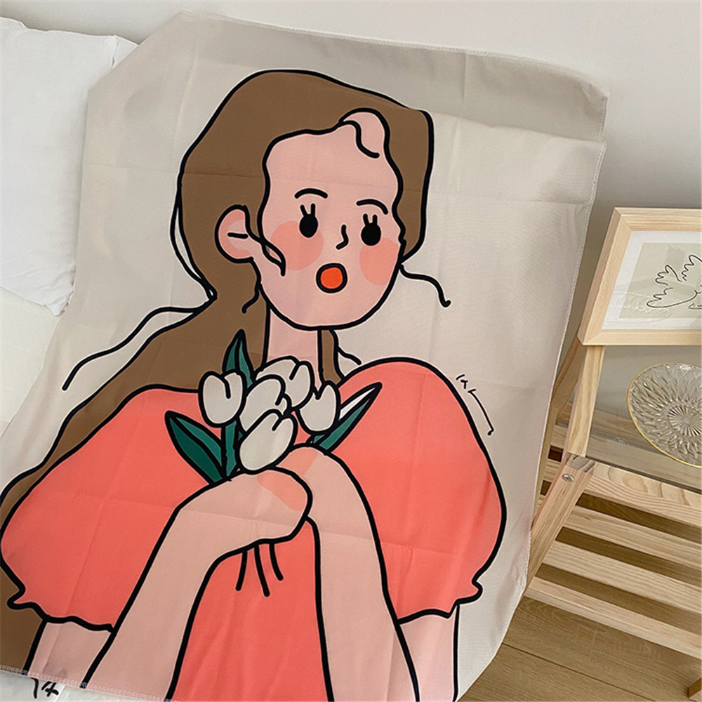 Tấm Vải Treo Tường Trang Trí Phòng Ngủ Phong Cách Hàn Quốc | BigBuy360 - bigbuy360.vn