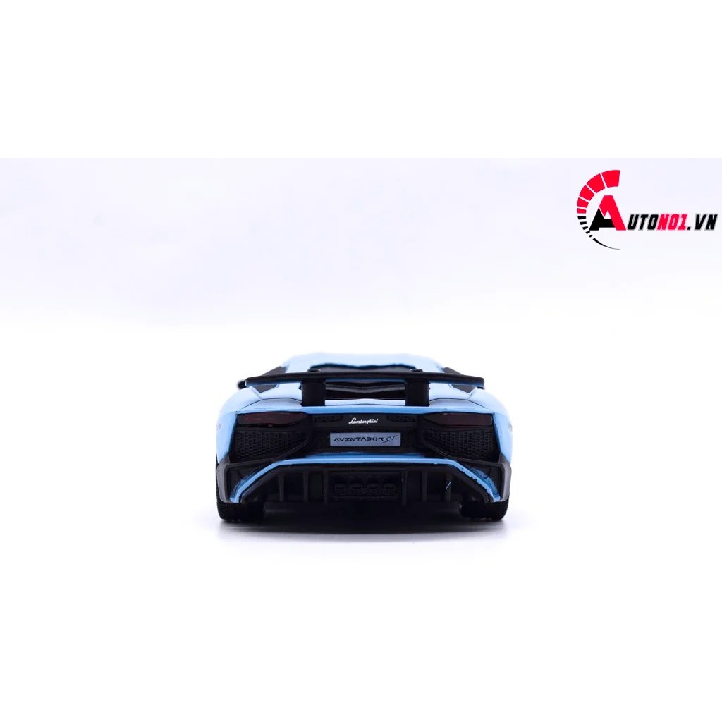 MÔ HÌNH XE LAMBORGHINI AVENTADOR LP750-4 SV COUPE BLUE 1:36 SCALE MODEL 7664