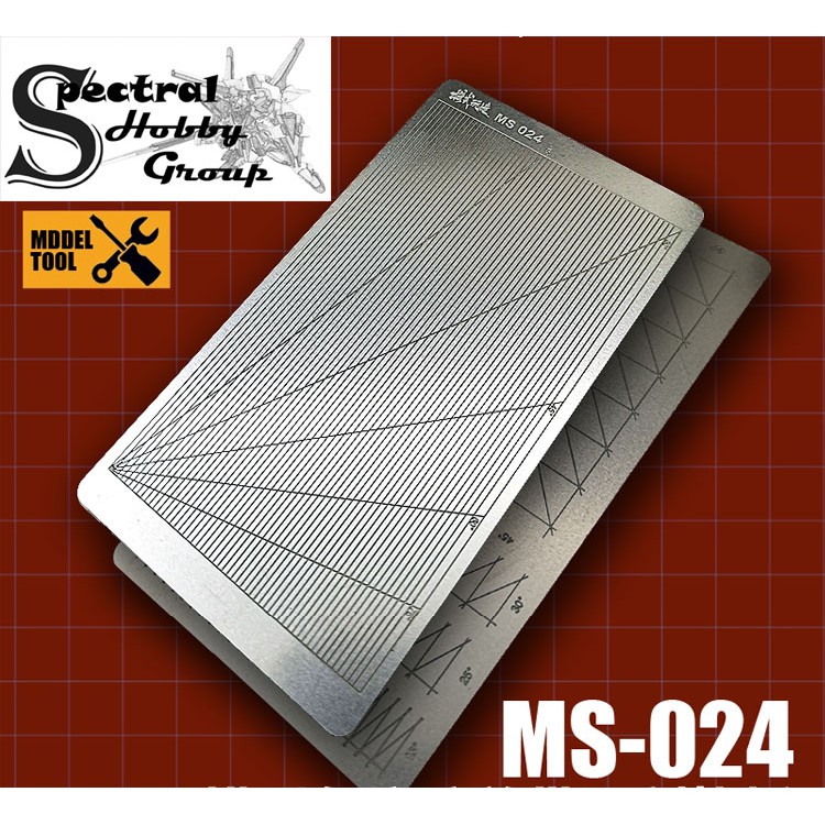 Dụng cụ mô hình Metal masking đường thẳng - hình tròn MS023 MS024 023 024 - Tool hobby