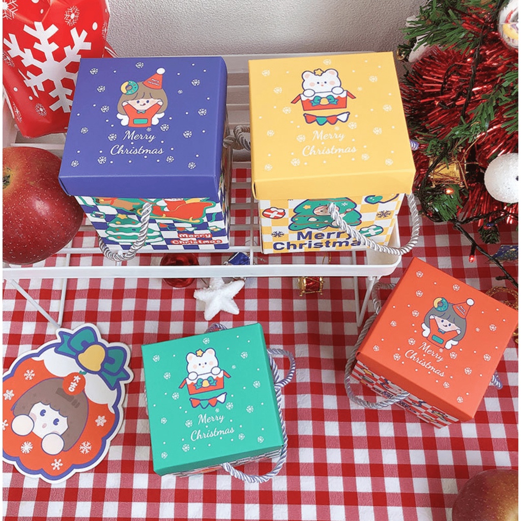 Trang trí Giáng Sinh-Hộp quà xếp Noel