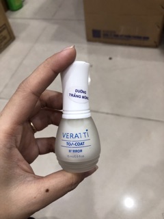 Sơn dưỡng cứng móng/ trắng móng Veratti 15ml