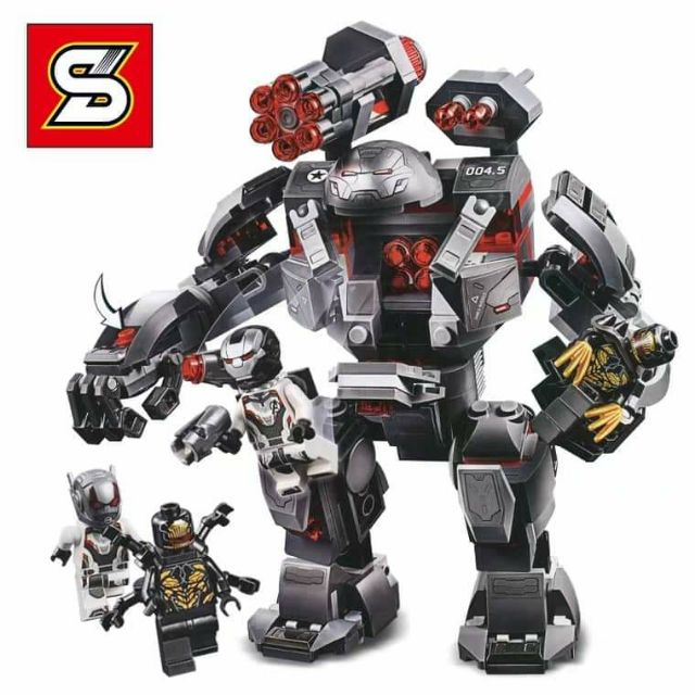 XẢ HẾT HÀNG - Lắp ráp kiểu Lego superhero mô hình giáp war machine buster