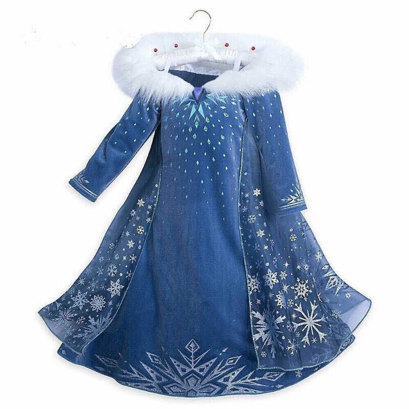Đầm hóa trang phong cách công chúa Halloween cho bé gái 4 - 10 tuổi
