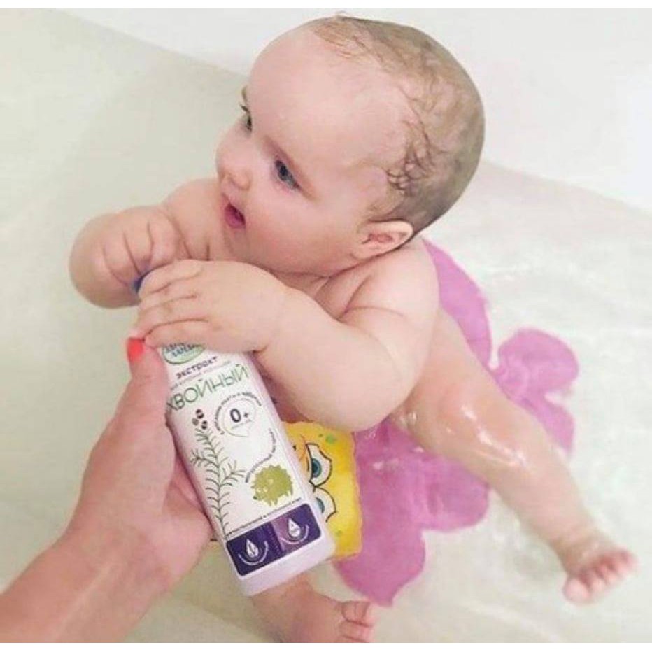 Sữa tắm thảo dược chống cảm cúm cho bé của Nga - cho bé từ 0 tuổi