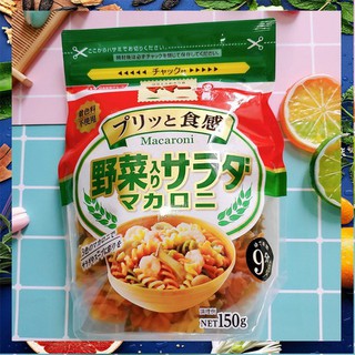 Nui Xoắn RAU CỦ Macaroni 150g ( Nhật Bản)