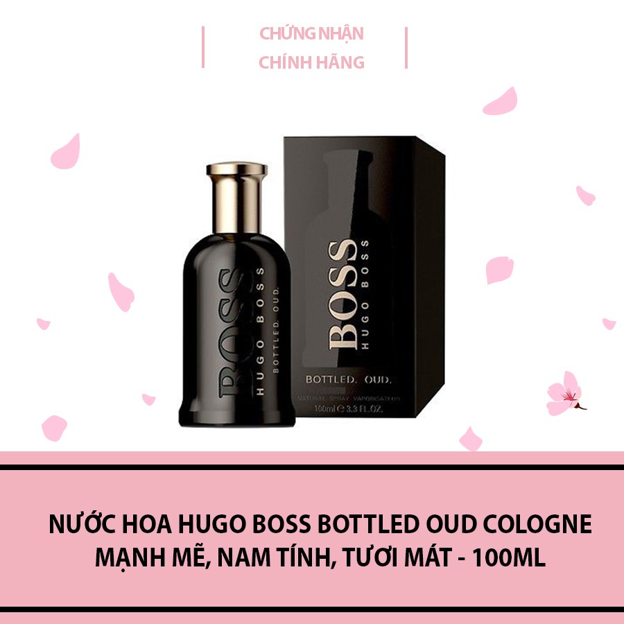 Nước hoa Hugo Boss Bottled Oud Cologne mạnh mẽ, nam tính, tươi mát - 100ml