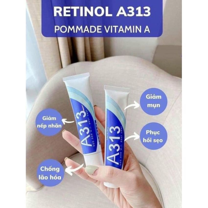 Kem retinol a313, kem dưỡng chống lão hóa giảm mụn mờ thâm nám sáng da 50g