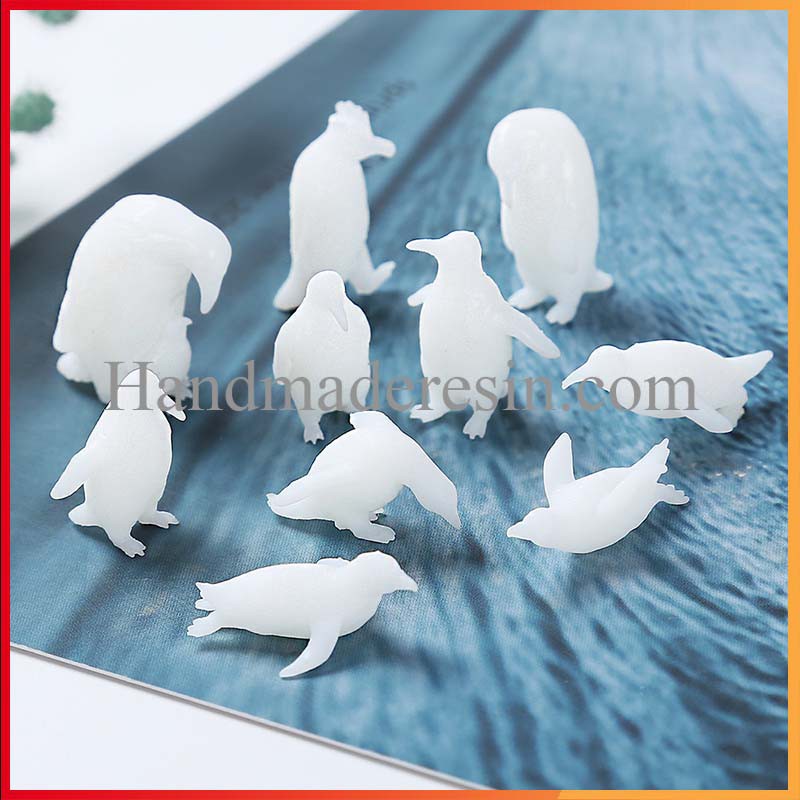 [Link 2] Mô hình Chim Cánh Cụt 3D - Trang trí Resin