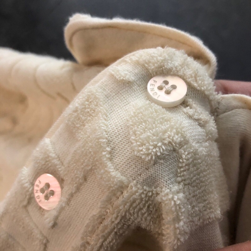 Áo polo ngắn tay logo thương hiệu Fendi FD mẫu mới 2022 cao cấp cải bông phối jacquard mềm mại thoáng khí