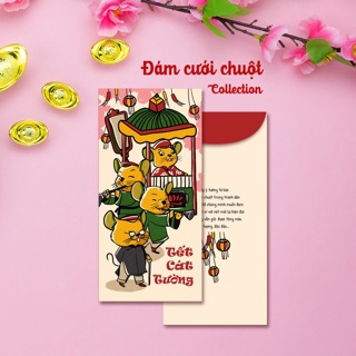 SỈ BAO LÌ XÌ 2020 [ Bộ đám cưới chuột]