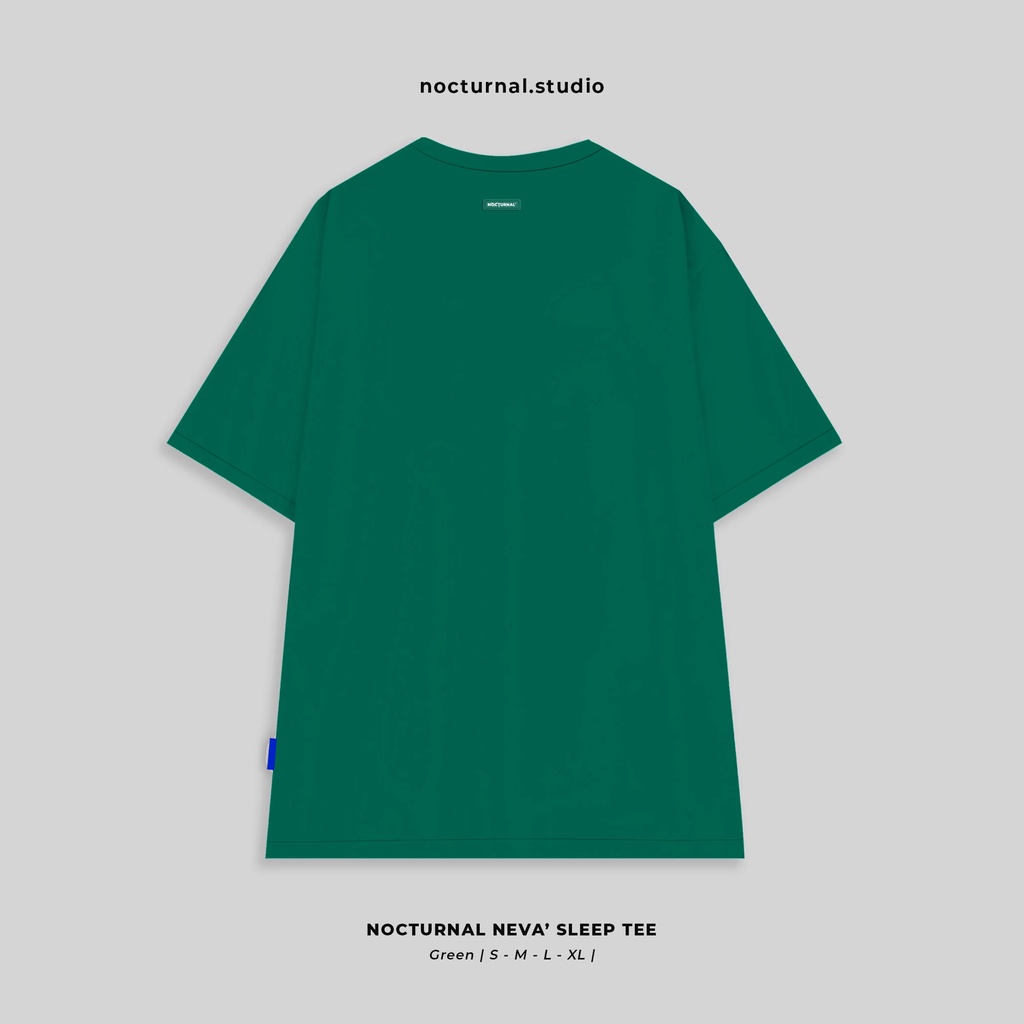 Áo Thun Unisex Form Rộng Tay Lỡ Oversize NOCTURNAL Neva' Sleep Tee Cotton 100% Local Brand