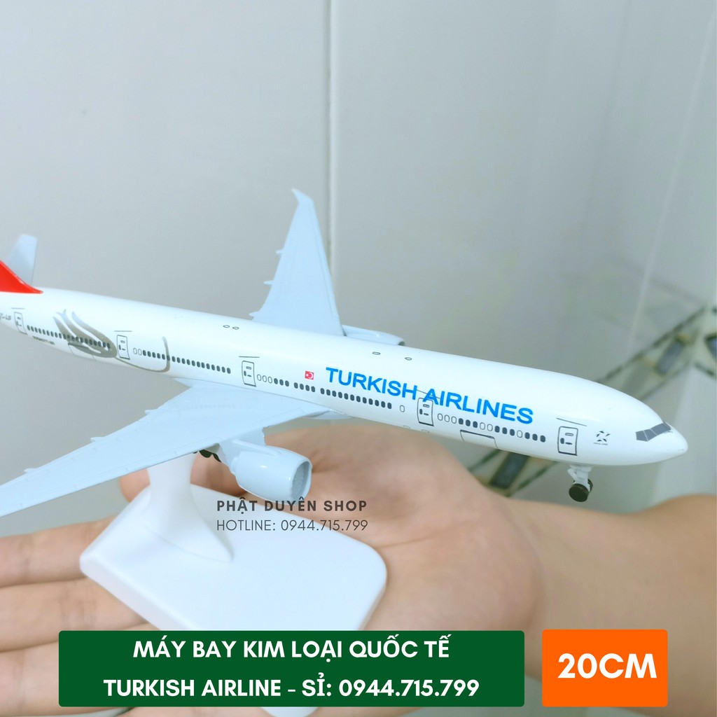 Mô hình máy bay tĩnh Airbus A380 TURKISH Airline H
