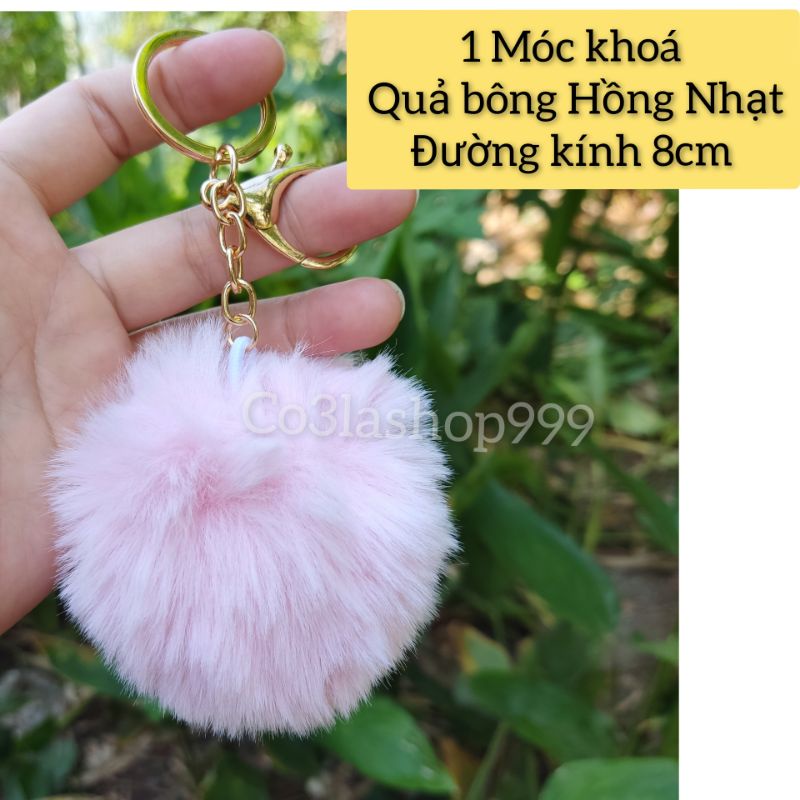 Móc khoá quả bông hàng Khuyến mãi từ lipice (1 cái) gắn balo,túi xách siêu đẹp