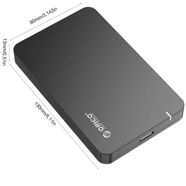 Hộp Đựng Ổ Cứng Vỏ Nhôm Tản Nhiệt Box HDD 2.5&quot; USB 3.0 Orico 2588US3 -DC466