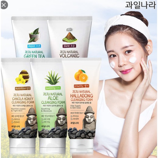 Sữa rửa mặt mật ong dưỡng ẩm da mịn màng và trắng hồng, phòng tránh và ngăn ngụn Welcos CANOLA HONEY cleansing foam 120g