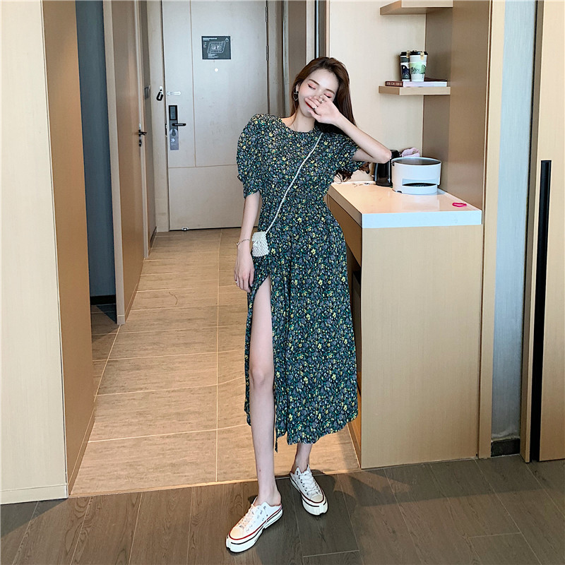 Đầm Hoa Xẻ Tà Quyến Rũ Cho Nữ 2 Màu Lựa Chọn | BigBuy360 - bigbuy360.vn