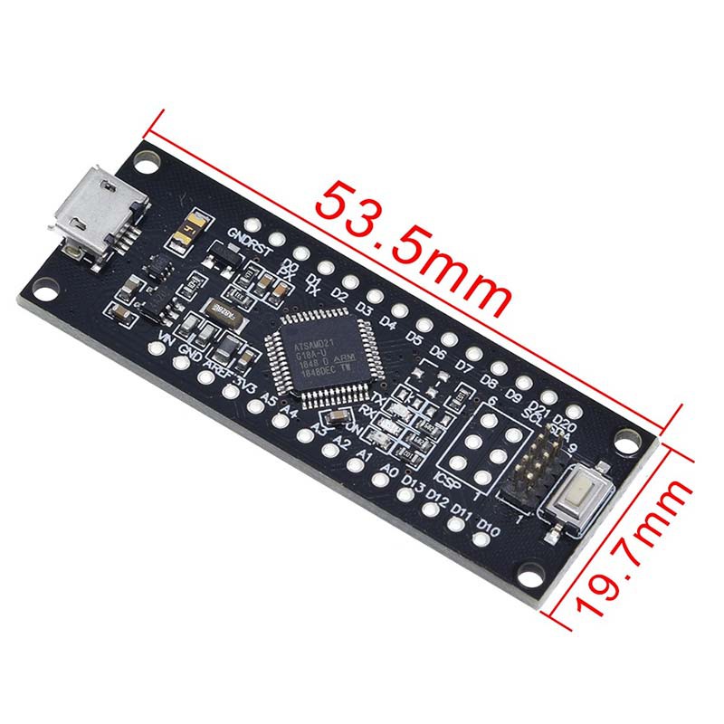 1 Cái SAMD21 M0-Mini 32-bit ARM Cortex M0 core. Ghim Bấm Không Hàn. Bảng Mạch Arduino Zero, Arduino M0... Tương Thích Với Arduino Zero, Arduino M0 Túi Đeo Chéo Mini Thời Trang Dành Cho Nữ Mô Đun Lõi Cortex M0 SAMD21 Mini 32-bit ARM Cortex M0