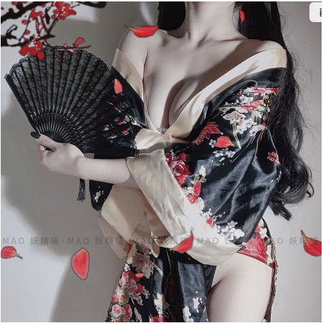 Bộ đồ lót hóa trang phong cách Kimono Nhật Bản bằng lụa mềm gợi cảm cho nữ nhiều mẫu tùy chọn