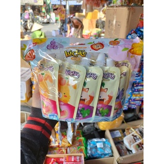 NƯỚC THẠCH HÚT TRÁI CÂY LÚC LẮC VIỆT THÁI (bịch 10 túi)