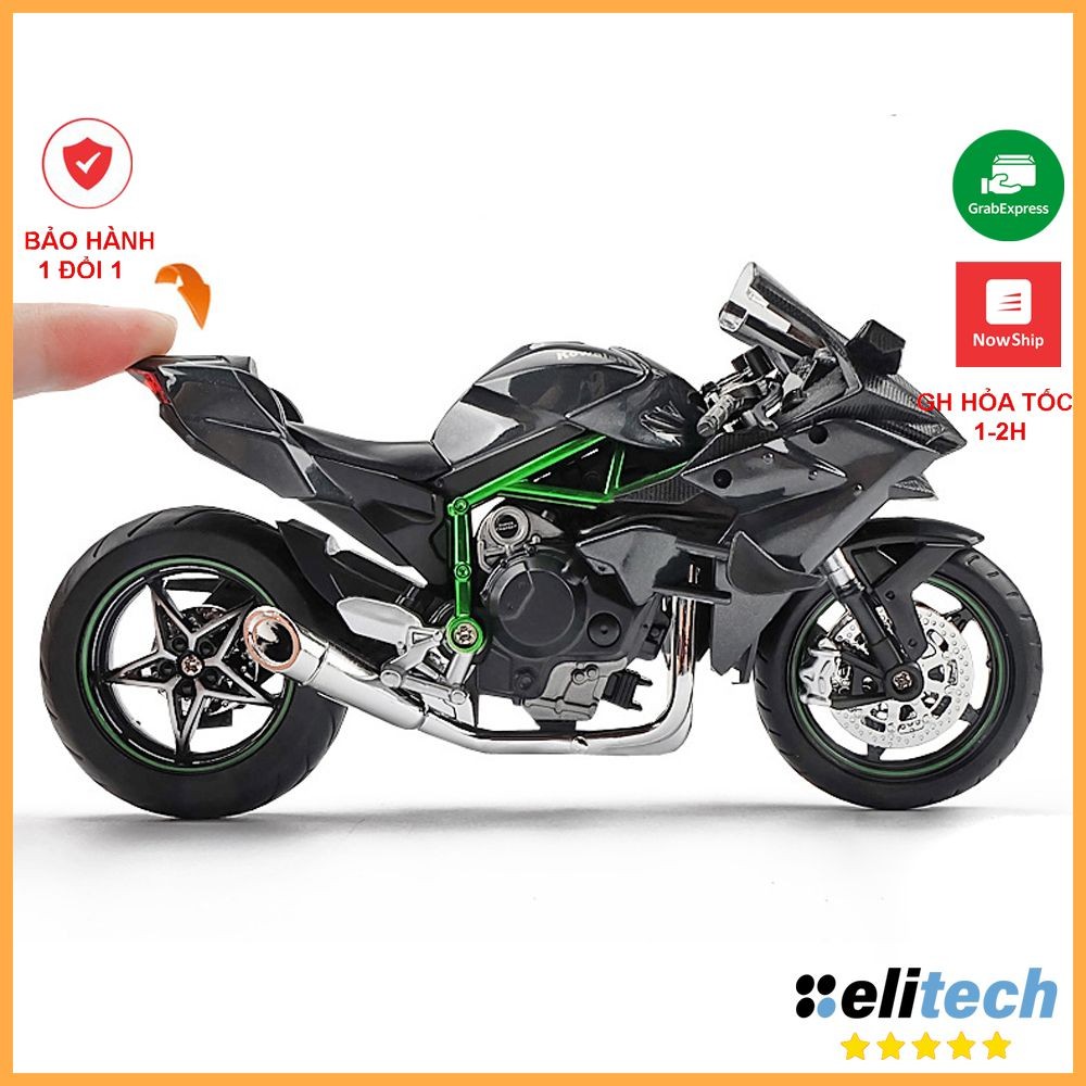 Mô hình xe Moto Kawasaki Ninja H2R tỉ lệ 1:12