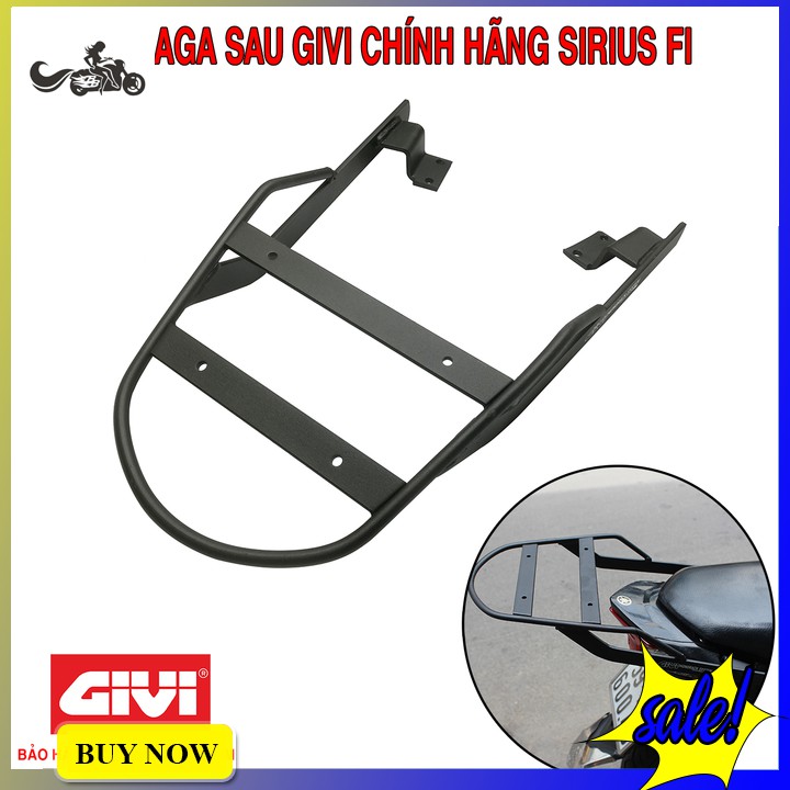 Baga sau Givi gắn xe máy Sirius Fi - Phân Phối Chính Hãng