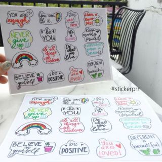 Sticker dán : motivation - friends