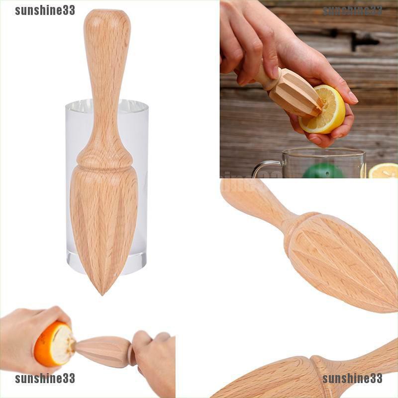 Dụng Cụ Ép Nước Chanh / Cam Bằng Gỗ Tiện Dụng