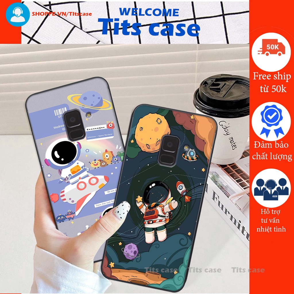 Ốp lưng Samsung Galaxy A5 2018 / A6 2018 / A8 2018 / A8 PLUS in hình bò sữa, gấu be@r, cute cực  ĐỈNH -  cực CHẤT