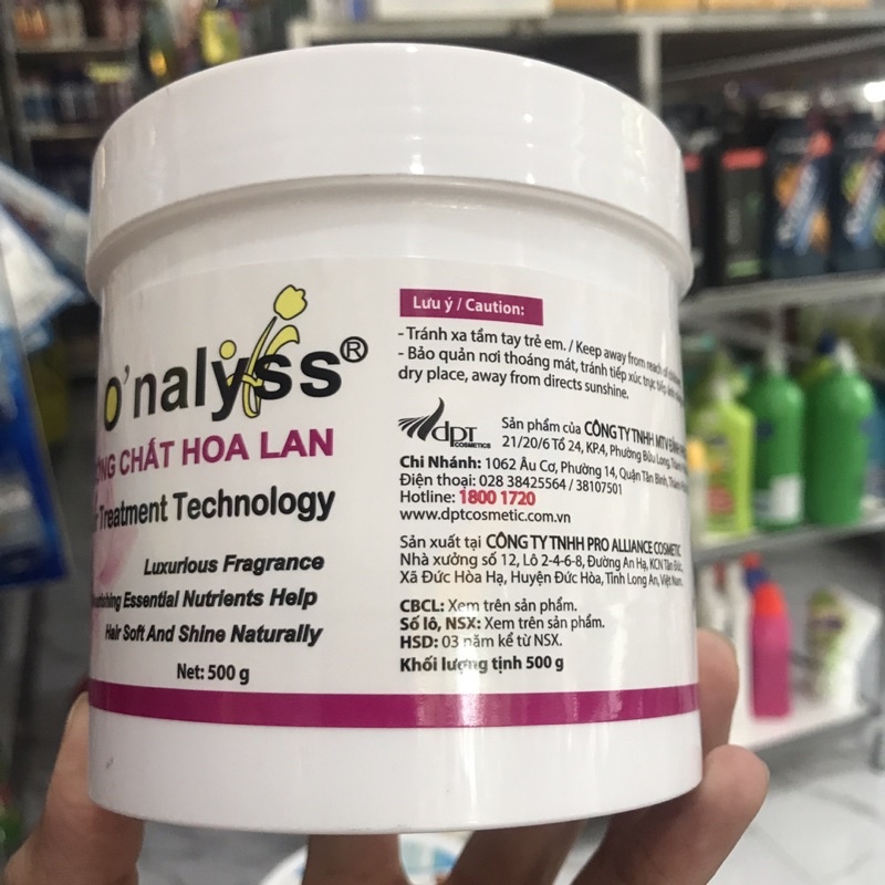 Kem hấp dầu dưỡng chất hoa lan O’nalyss 500g