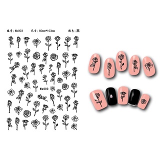 Sticker dán móng hoa hồng hot