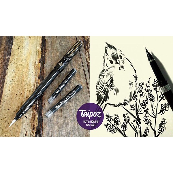 - BÚT LÔNG PENTEL ARTS POCKET