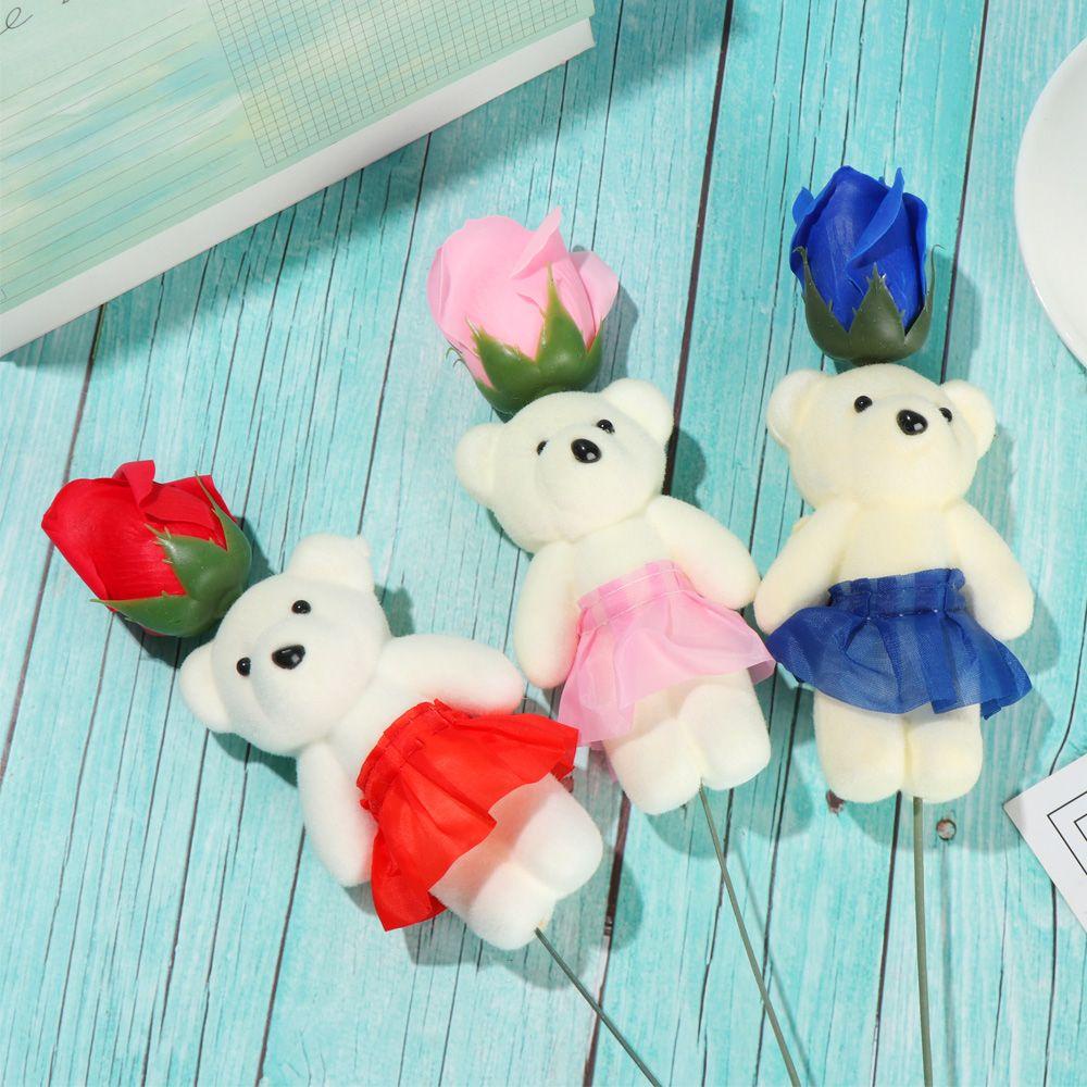 KUNHEV Xà Phòng Tắm Hương Hoa Mẫu Đơn Hoạt Hình Lãng Mạn Trang Trí Nhà Cửa / Tiệc Cưới