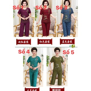 Combo bộ lanh lụa mẹ