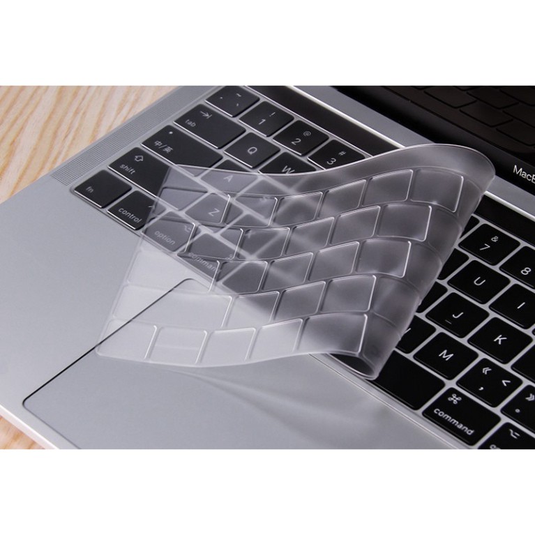 Lót phím trong suốt TPU bảo vệ bàn phím Macbook chống bụi bẩn, chống nước, không che đèn bàn phím