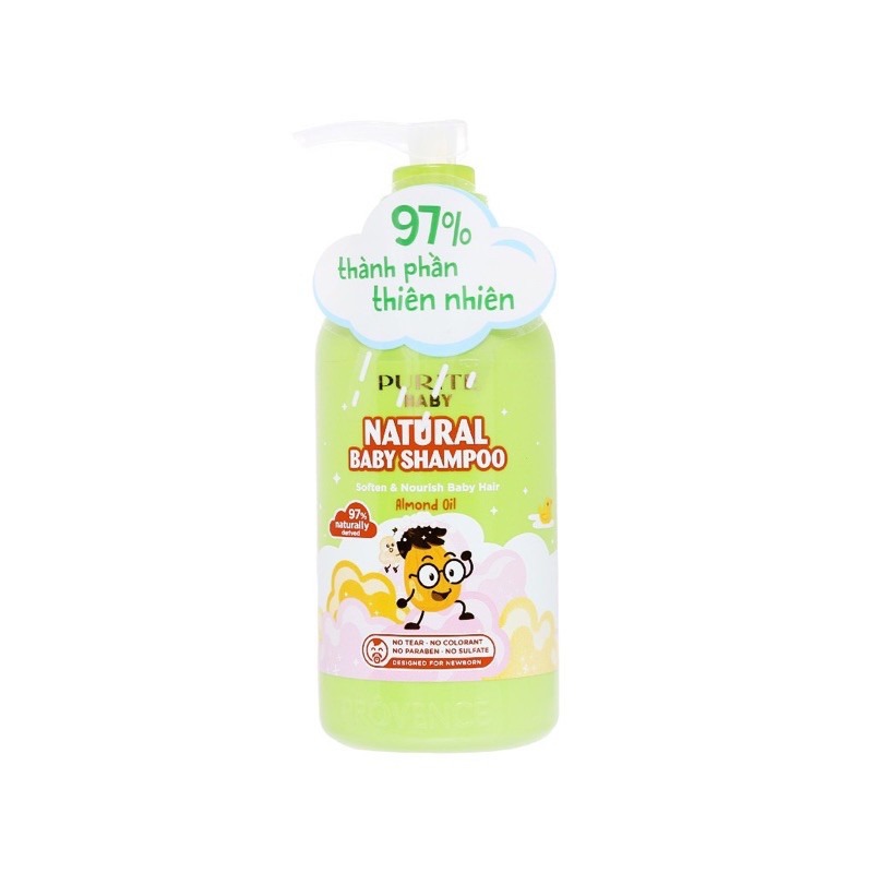 Dầu gội hạnh nhân Baby Purite 250 ml