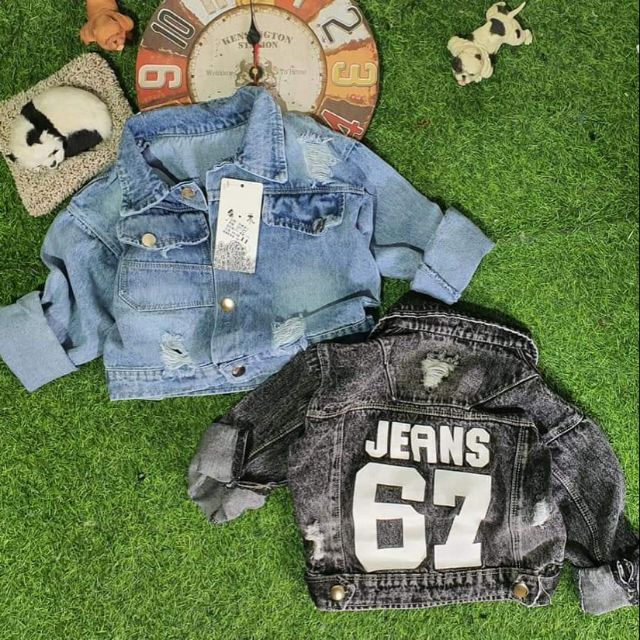 Áo bò jeans Bea gái .Thời trang mới nhất 2019 ,các mẹ nhanh tay dinh về cho gái yêu của mình.Chất lượng thì khỏi bàn....