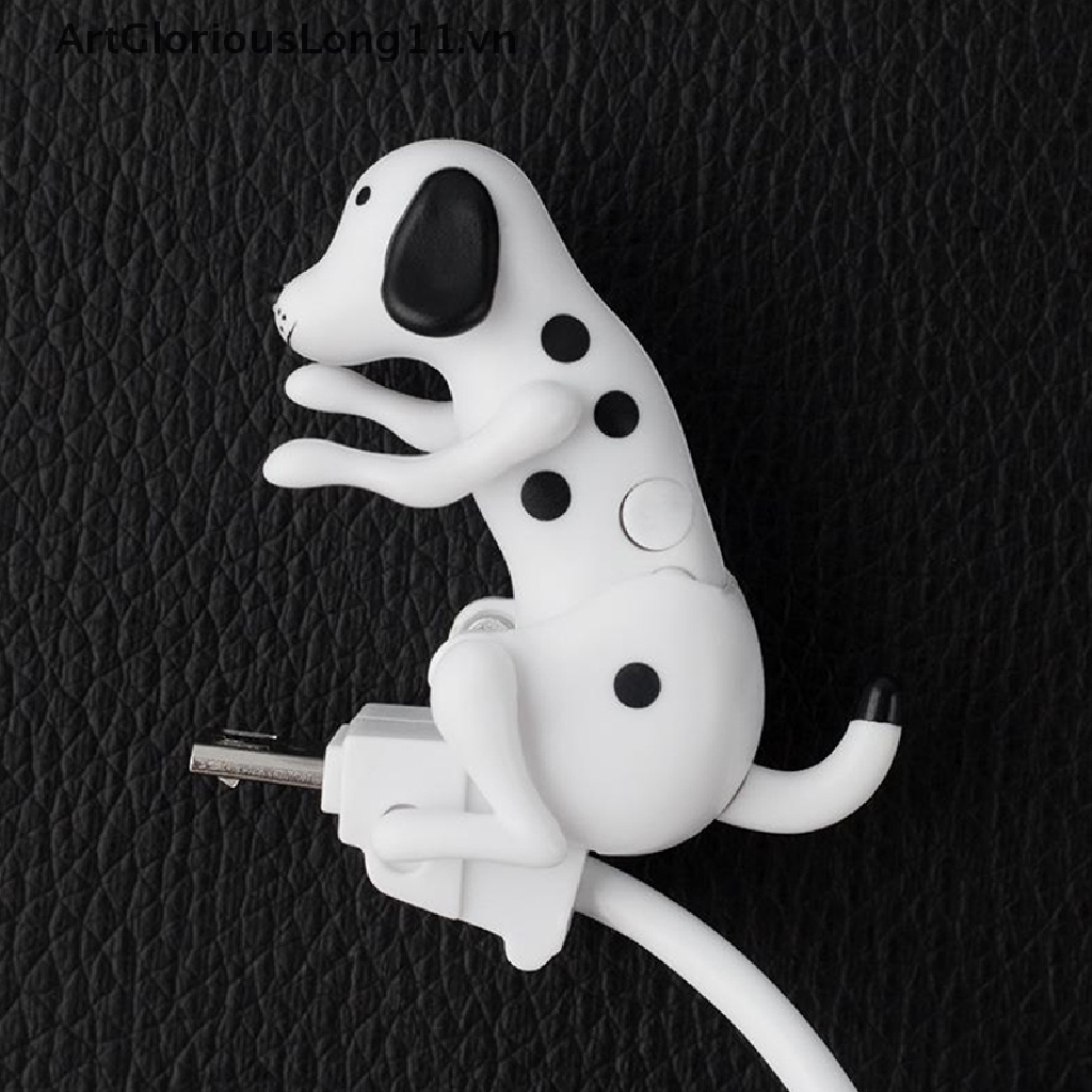 Dây Cáp Sạc / Truyền Dữ Liệu Dài 1M Hình Chú Chó Dễ Thương Tiện Dụng