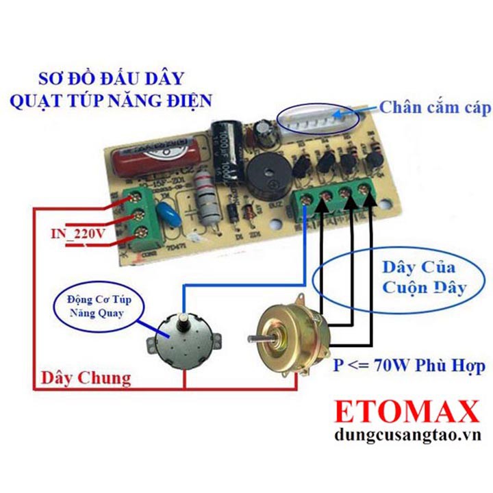 ( NEW ) Mạch điều khiển quạt từ xa V2