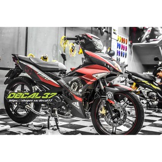 Tem Trùm Exciter 150 Mu Đỏ Đen