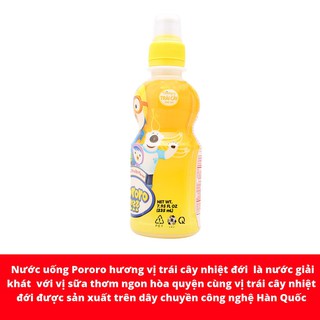 Nước uống PORORO hương vị trái cây nhiệt đới chai 235ML