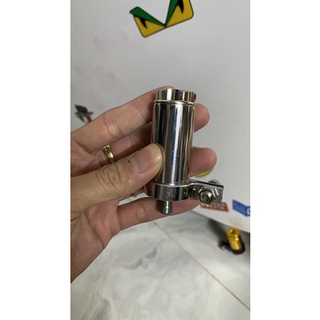 bình dầu trụ inox gắn xe máy