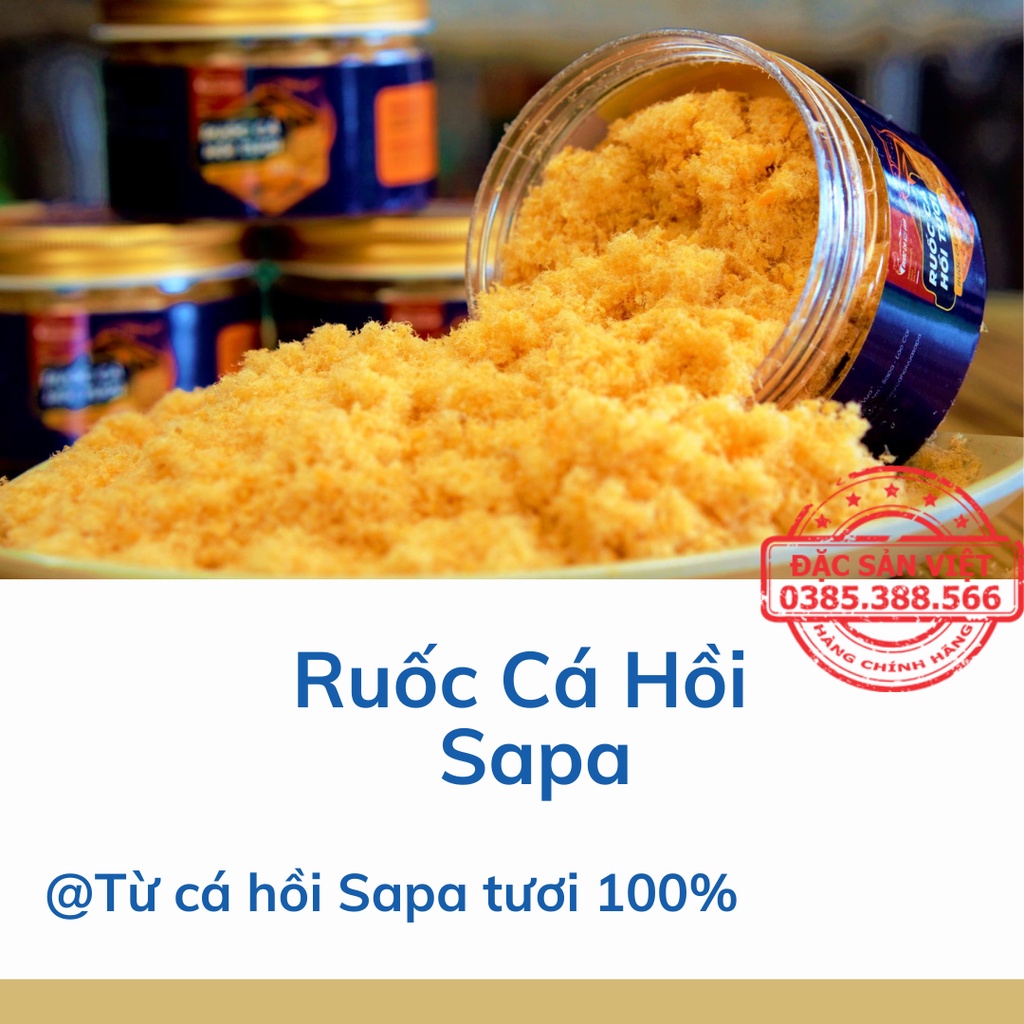 RUỐC CÁ HỒI TƯƠI SAPA NGUYÊN CHẤT NHÀ LÀM 100gr, thơm ngon không chất bảo quản, nhiều chất dinh dưỡng dành cho mọi lứa t | BigBuy360 - bigbuy360.vn