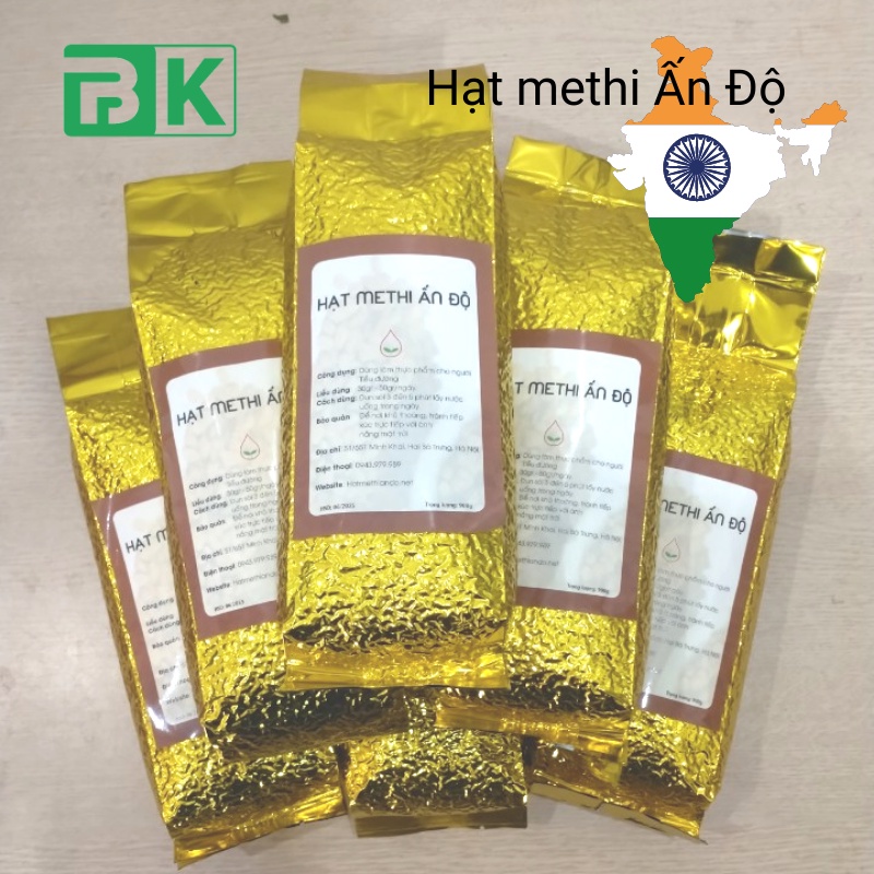 Hạt Methi Ấn Độ Gói 900gram - Hút Chân Không - Hạt Methi Cao Cấp Loại 1 - BKChinhHang