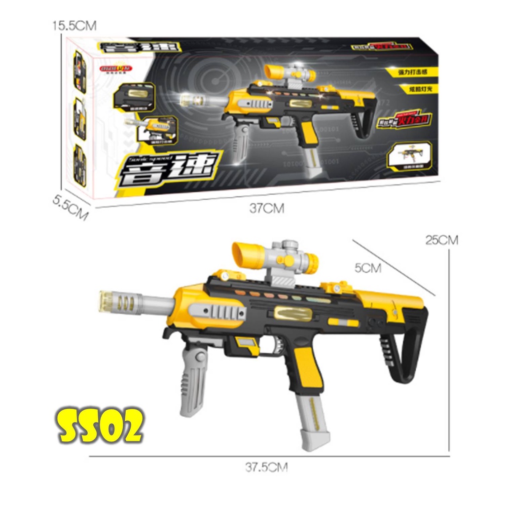 Đồ Chơi Cho Bé SUNG Ánh Sáng Phát Nhạc Dùng Pin Chuanglida SS02 SS06 (Tặng Kèm Pin) - Đô Shop
