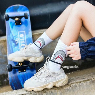 Tất cá mập Nam Unisex - Vớ cao cổ cá mập