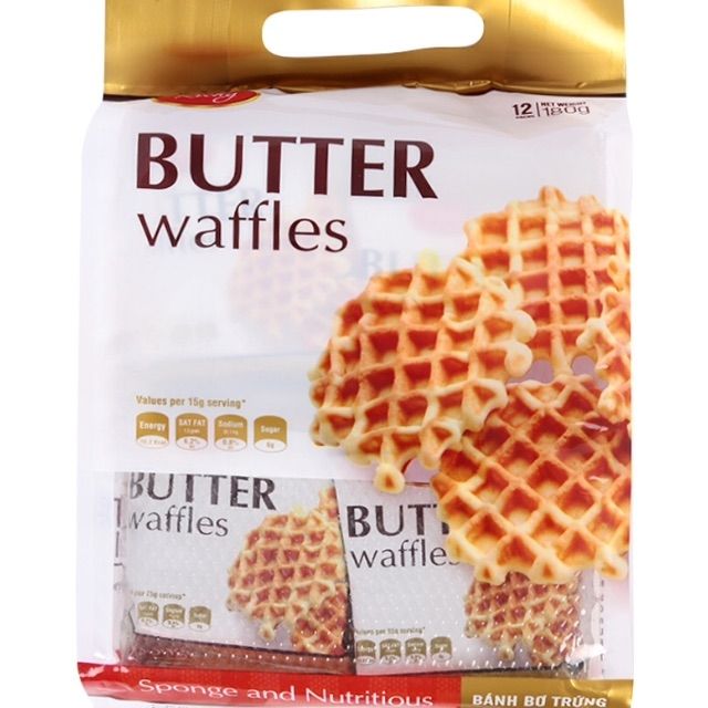 Bánh Butter Waffles 180gr / bánh bơ trứng 180gr