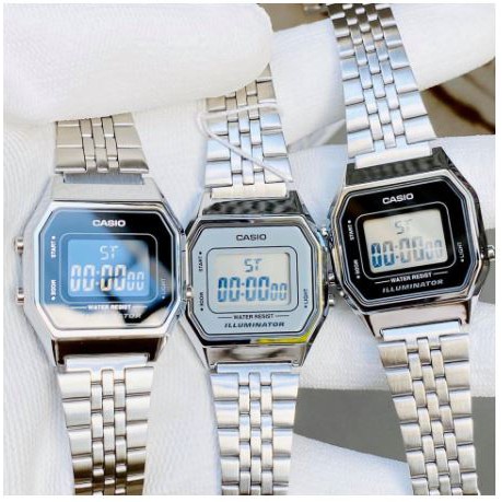 Đồng hồ nữ Casio LA680WA-1BDF dây đeo thép không gỉ cổ điển , sang trọng , đẳng cấp | BigBuy360 - bigbuy360.vn