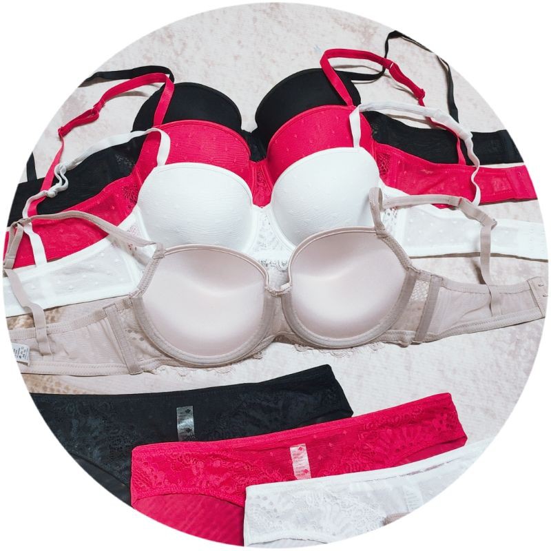 BỘ LÓT REN CÚP NGANG CÓ GỌNG | BigBuy360 - bigbuy360.vn